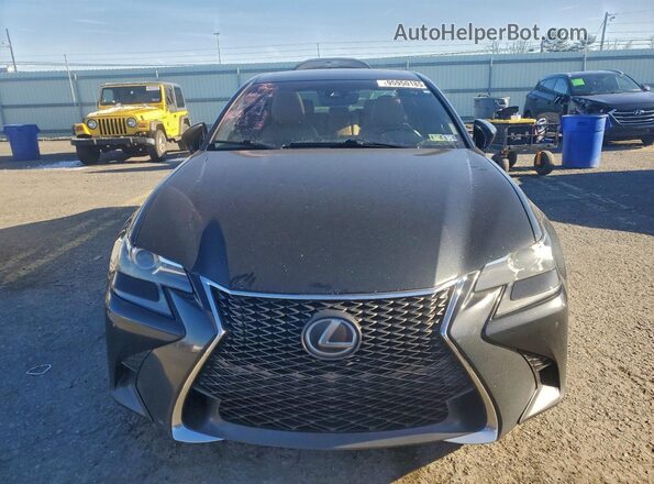 JTHCZ1BL9GA004096 2016 LEXUS GS Черный Вид спереди