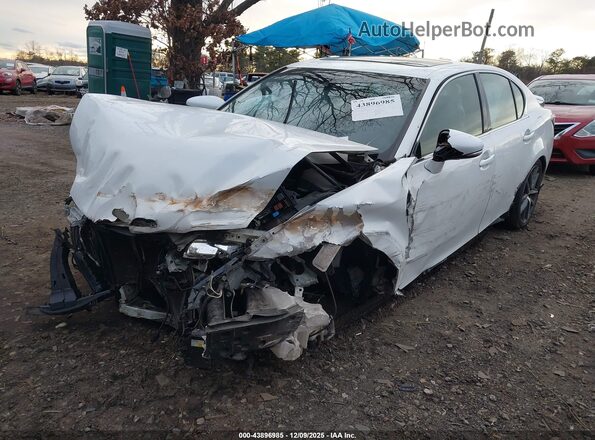 JTHCZ1BLXKA010711 2019 LEXUS GS 350 White წინა მარცხენა ხედი სამი მეოთხედიდან