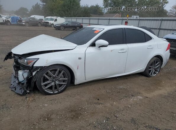 JTHCZ1D24J5016113 2018 LEXUS IS White Առջևի ձախ երեք քառորդ տեսարան