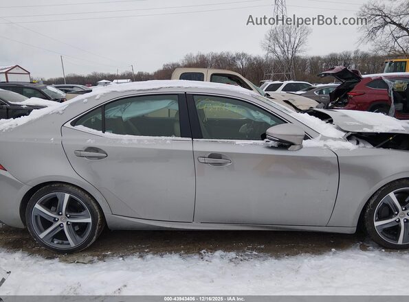 JTHCZ1D29J5014678 2018 LEXUS IS 350 Silver Widok wnętrza z tyłu