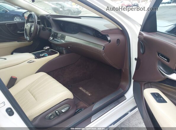 JTHD51FF8L5011967 2020 LEXUS LS 500 Белый Вид салона спереди