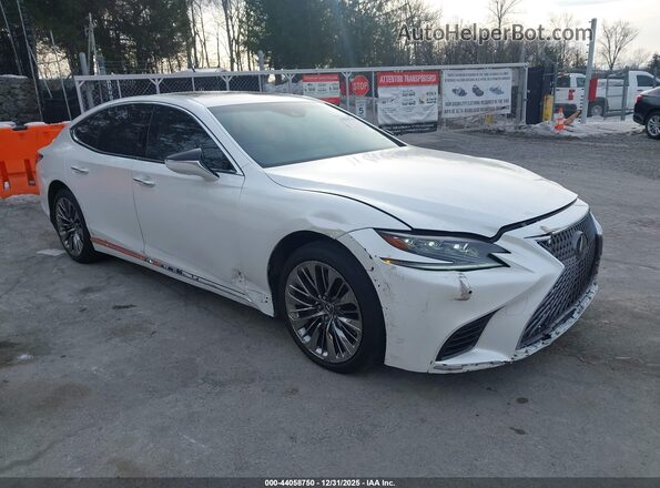JTHD51FF8L5011967 2020 LEXUS LS 500 Белый Передняя правая четверть