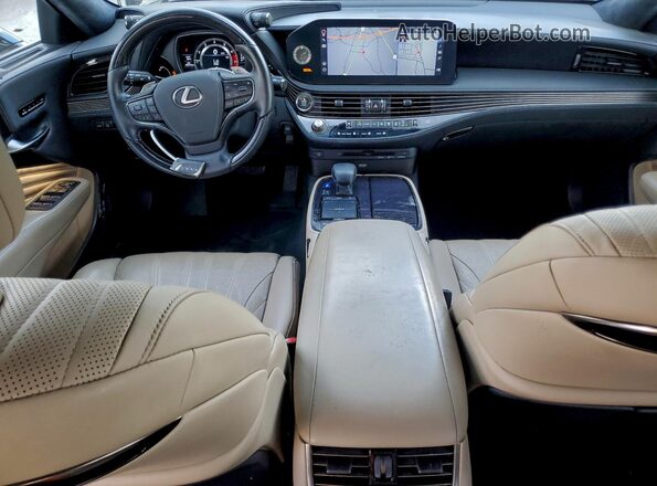 JTHD51GF5N5010664 2022 LEXUS LS Серебряный Вид панели приборов