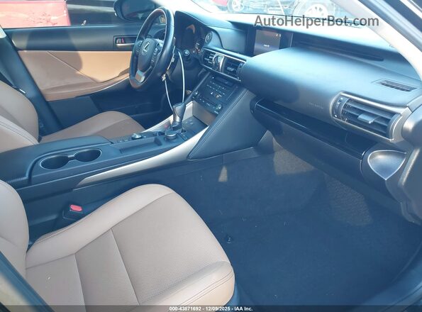 JTHD81F23L5040359 2020 LEXUS IS 300 Black Widok wnętrza z przodu