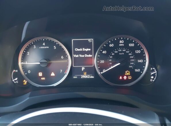JTHD81F23L5040359 2020 LEXUS IS 300 Black Widok tylnych siedzeń