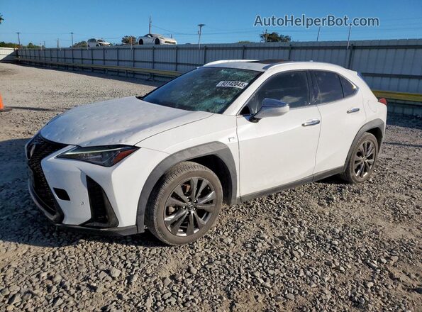 JTHE3JBH4M2033131 2021 LEXUS UX White წინა მარცხენა ხედი სამი მეოთხედიდან