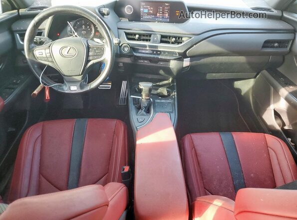JTHE3JBH4M2033131 2021 LEXUS UX White წინა პანელის ხედი