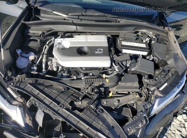JTHE3JBHXN2051649 2022 LEXUS UX Black Vista del compartimento del motor