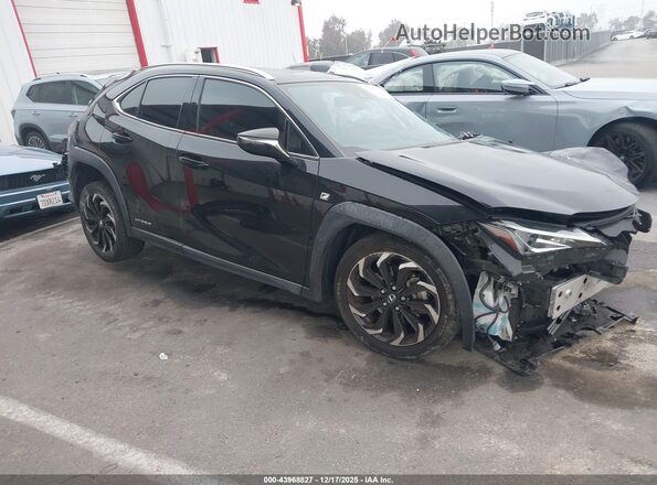 JTHE9JBH7L2035940 2020 LEXUS UX 250H Черный Передняя правая четверть