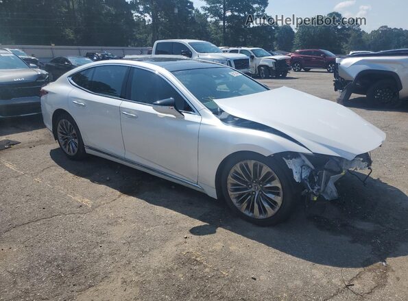 JTHG5LFF9M5014113 2021 LEXUS LS Белый Передняя правая четверть