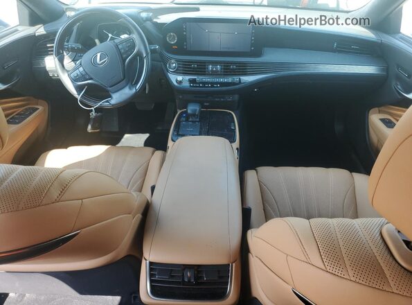 JTHG5LFF9M5014113 2021 LEXUS LS Белый Вид панели приборов
