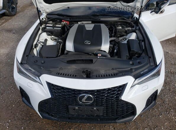 JTHG81F21P5052304 2023 LEXUS IS Белый Вид задней части салона