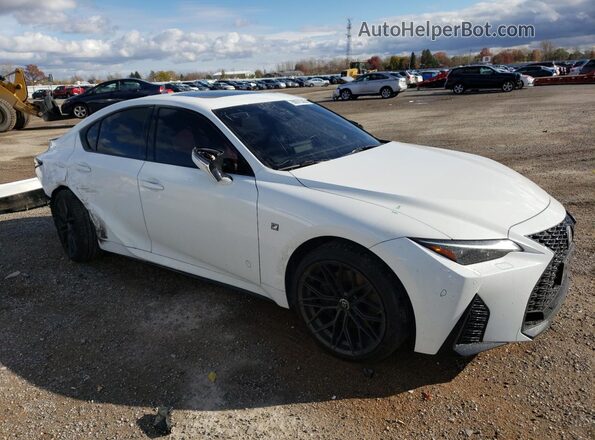 JTHG81F21P5052304 2023 LEXUS IS Белый Передняя правая четверть