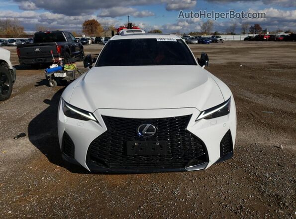 JTHG81F21P5052304 2023 LEXUS IS Белый Вид спереди