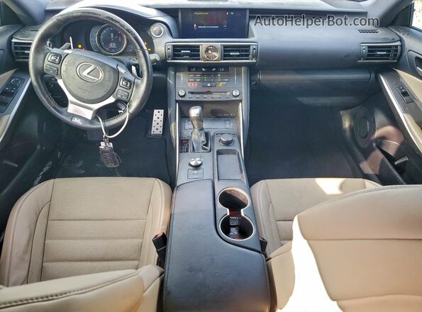 JTHGA1D25L5103255 2020 LEXUS IS Белый Вид панели приборов