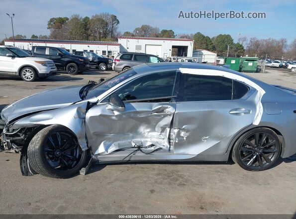 JTHGZ1B20M5039445 2021 LEXUS IS 350 Серебряный Вид задней части салона