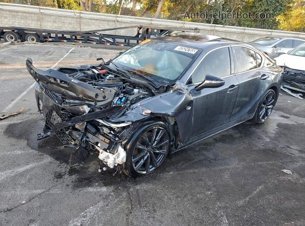 JTHGZ1B23P5071004 2023 LEXUS IS Серый Передняя левая четверть