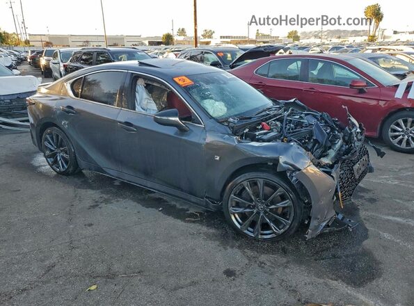 JTHGZ1B23P5071004 2023 LEXUS IS Серый Передняя правая четверть