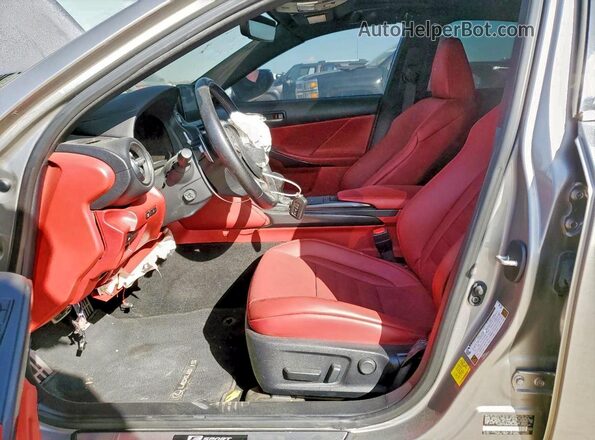 JTHGZ1B28P5065585 2023 LEXUS IS Серый Вид салона спереди