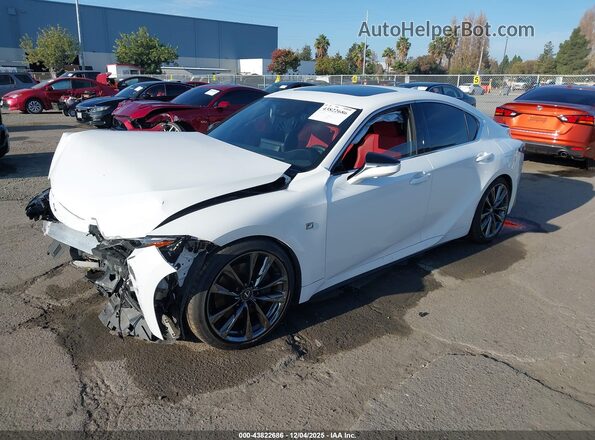 JTHGZ1B28P5068311 2023 LEXUS IS 350 Белый Передняя левая четверть