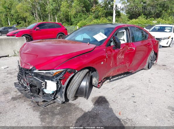 JTHGZ1B29S5086535 2025 LEXUS IS 350 Red Przód lewy