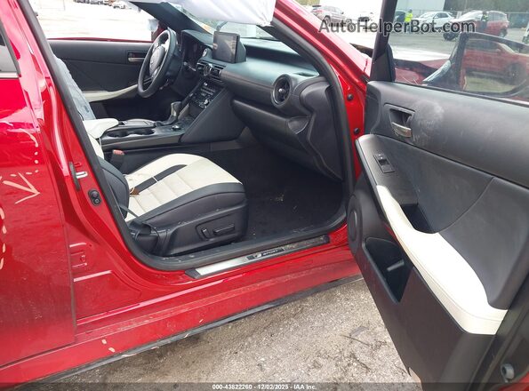 JTHGZ1B29S5086535 2025 LEXUS IS 350 Red Widok wnętrza z przodu