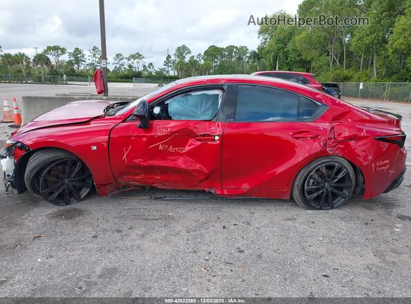 JTHGZ1B29S5086535 2025 LEXUS IS 350 Red Widok wnętrza z tyłu