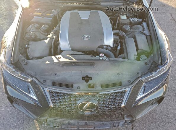 JTHGZ1E22L5017392 2020 LEXUS IS Черный Вид задней части салона