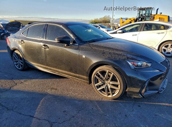 JTHGZ1E22L5017392 2020 LEXUS IS Черный Передняя правая четверть