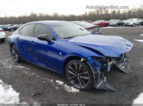 JTHGZ1E23S5039724 2025 LEXUS IS 350 Синий Передняя правая четверть