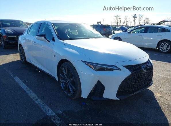 JTHGZ1E28P5028581 2023 LEXUS IS 350 Белый Передняя правая четверть