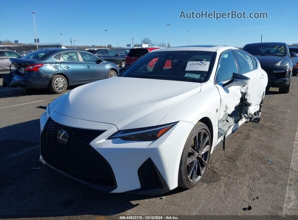 JTHGZ1E28P5028581 2023 LEXUS IS 350 Белый Передняя левая четверть