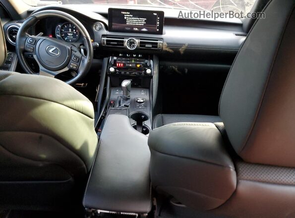 JTHGZ1E2XM5022809 2021 LEXUS IS Charcoal Vista del salpicadero