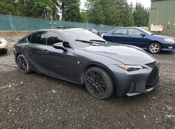 JTHGZ1E2XM5022809 2021 LEXUS IS Charcoal Delantero derecho
