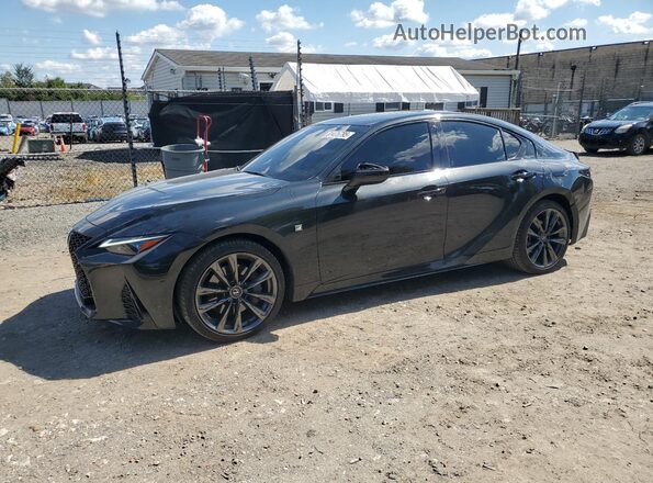 JTHGZ1E2XR5036720 2024 LEXUS IS Черный Передняя левая четверть