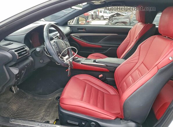 JTHGZ5DC3N5011265 2022 LEXUS RC Белый Вид салона спереди