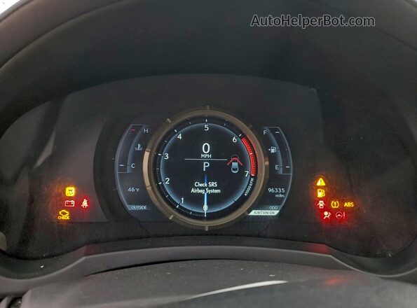 JTHHA5BC0G5000922 2016 LEXUS RC White Instrument cluster view