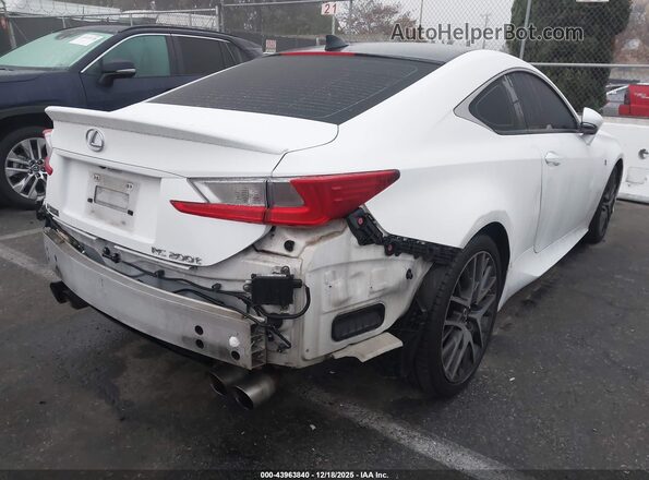 JTHHA5BC1G5002856 2016 LEXUS RC 200T Белый Задняя правая четверть