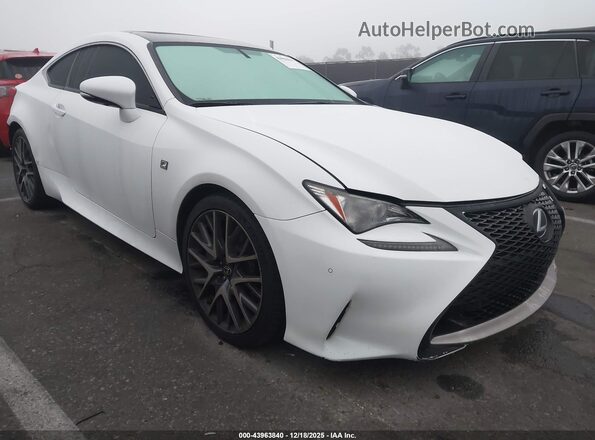 JTHHA5BC1G5002856 2016 LEXUS RC 200T Белый Передняя правая четверть