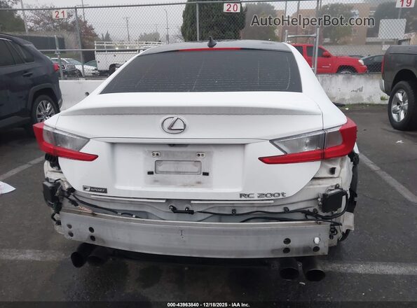 JTHHA5BC1G5002856 2016 LEXUS RC 200T Белый 