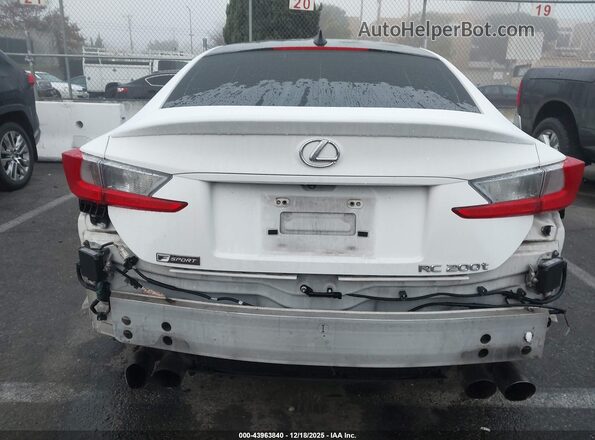 JTHHA5BC1G5002856 2016 LEXUS RC 200T Белый Вид спереди