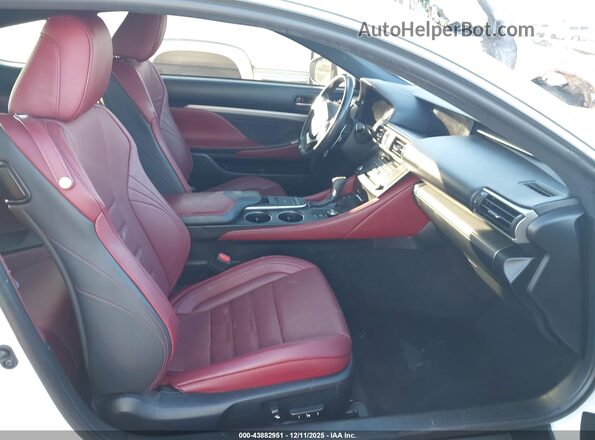 JTHHA5BC2H5005914 2017 LEXUS RC 200T Белый Вид салона спереди