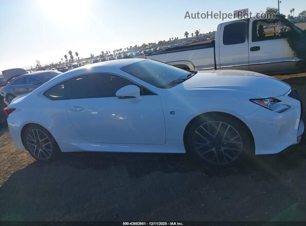 JTHHA5BC2H5005914 2017 LEXUS RC 200T Белый Вид задней части салона