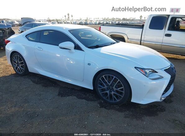 JTHHA5BC2H5005914 2017 LEXUS RC 200T Белый Передняя правая четверть