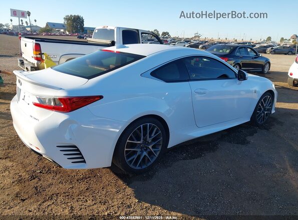 JTHHA5BC2H5005914 2017 LEXUS RC 200T Белый Задняя правая четверть