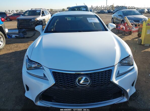 JTHHA5BC2H5005914 2017 LEXUS RC 200T Белый Вид щитка приборов