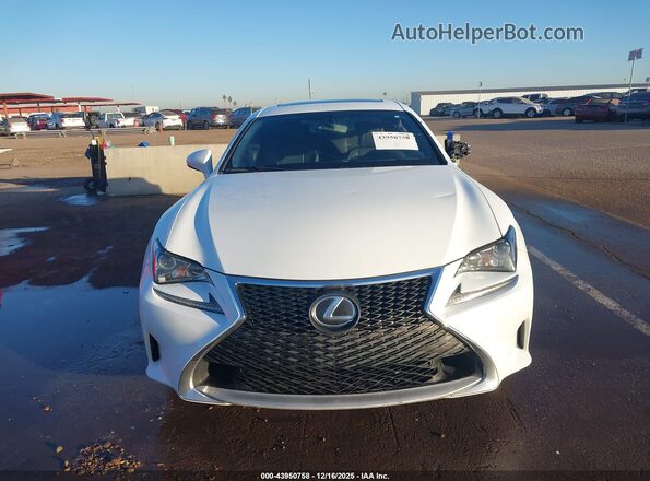 JTHHA5BC4H5006661 2017 LEXUS RC 200T Белый Вид щитка приборов