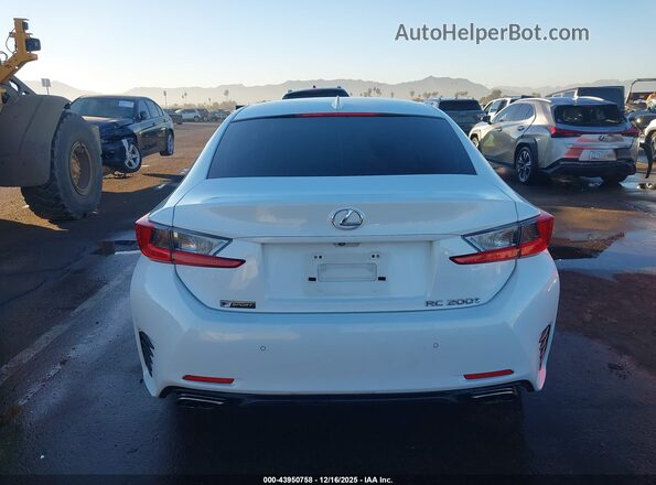 JTHHA5BC4H5006661 2017 LEXUS RC 200T Белый 