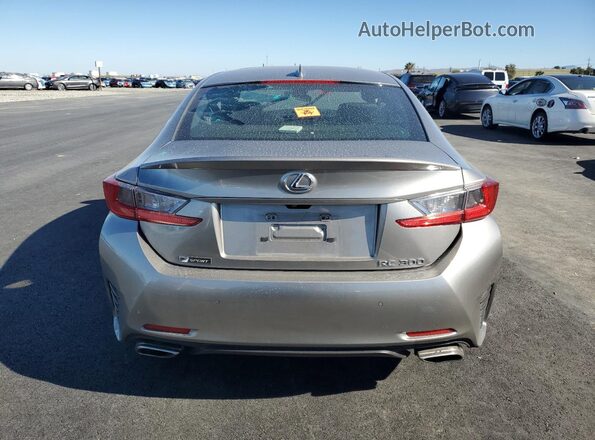 JTHHA5BC7J5008197 2018 LEXUS RC Серебряный Вид сзади