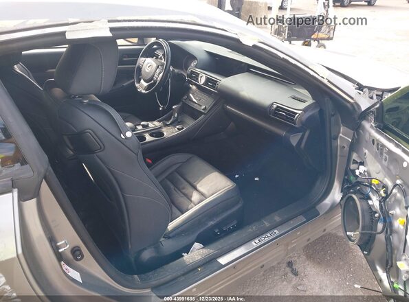 JTHHA5BC9H5004873 2017 LEXUS RC 200T Серый Вид салона спереди
